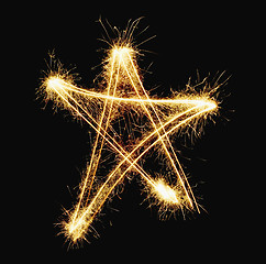 Image showing new year star