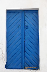 Image showing Traditional door from Sidi Bou Said, Tunis