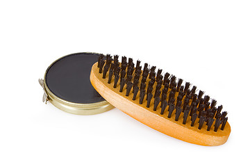 Image showing Black shoe polish