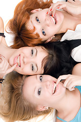 Image showing Three naughty women