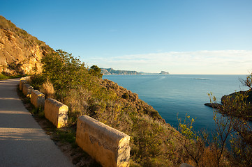 Image showing Scenic mountain road