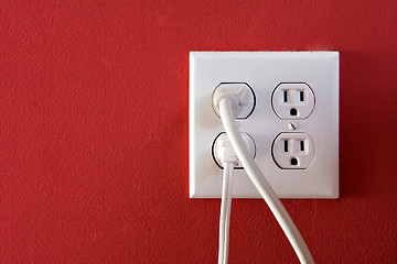 Image showing White Electrical Outlets