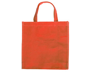 Image showing Orange bag isolated