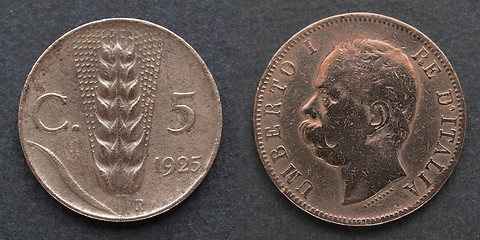 Image showing Italian coin