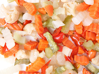 Image showing Mixed vegetables