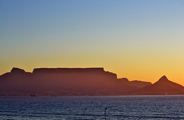Image showing Sunset in Blouberg