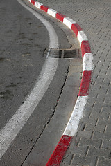 Image showing The detail of a road pattern