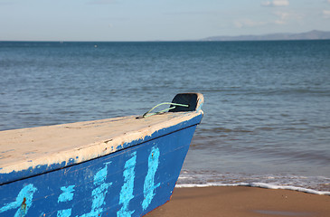 Image showing Boat on the beach