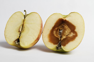 Image showing devided apples