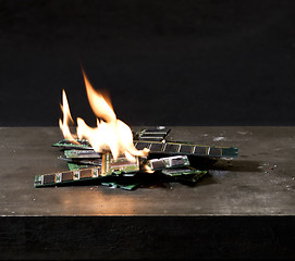 Image showing burning RAM