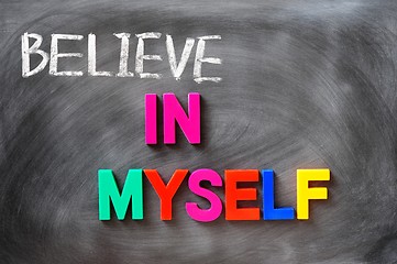 Image showing Believe in myself