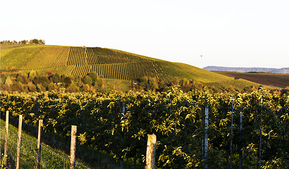 Image showing the sun is going down over germany