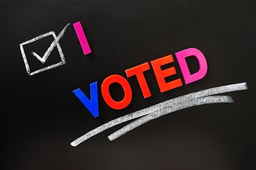 Image showing I voted