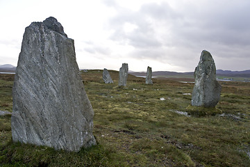 Image showing standing stones of callanish