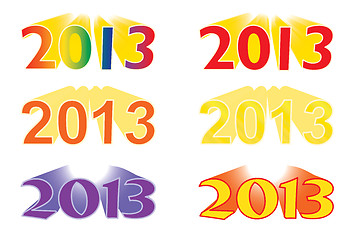 Image showing new year 2013 