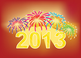 Image showing new year 2013 