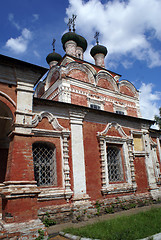 Image showing Red brick church in Ostashkov