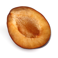 Image showing Sweet slice of plum