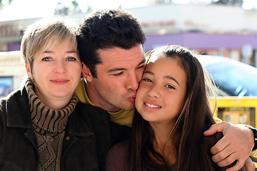 Image showing Mother, father and daughter