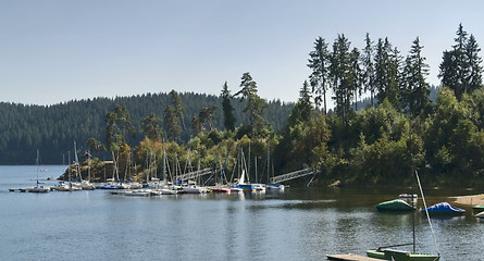 Image showing Schluchsee waterside scenery