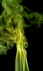 Image showing green smoke detail