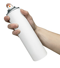 Image showing hand and aerosol can