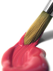 Image showing paint and brush tip