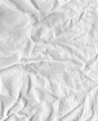 Image showing creased white fabrics