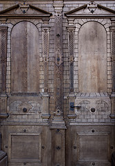 Image showing nostalgic door detail