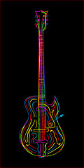 Image showing Electric guitar