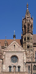 Image showing detail of the Freiburg Minster