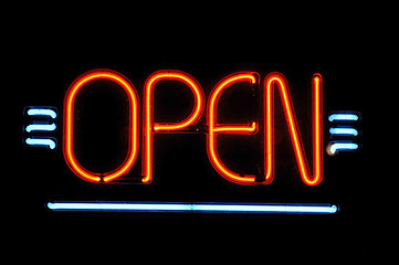 Image showing Neon Open Sign