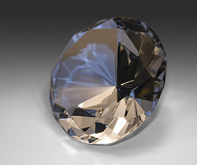 Image showing diamond in gradient back