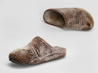 Image showing fluffy slippers