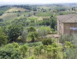 Image showing Tuscany landscape