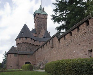 Image showing Haut-Koenigsbourg Castle in France