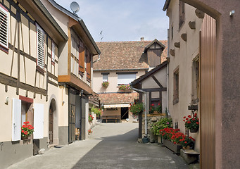 Image showing Mittelbergheim street scenery