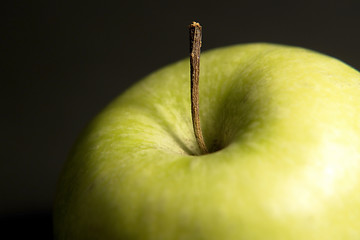 Image showing green apple detail