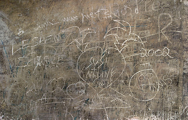 Image showing wall graffiti