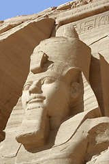 Image showing Ramesses at Abu Simbel temples