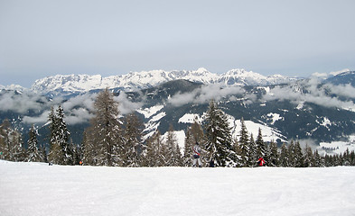 Image showing mountain scenery around Wagrain