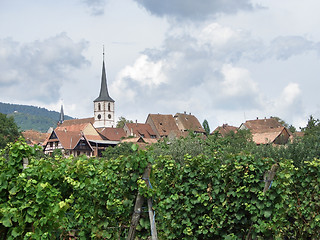 Image showing village in Alsace