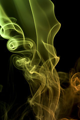 Image showing multicolored smoke detail