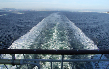 Image showing On the ferry