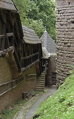 Image showing passage at Haut-Koenigsbourg Castle