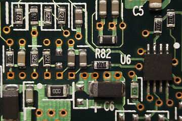 Image showing circuit board macro