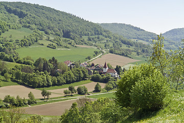 Image showing small village in Hohenlohe