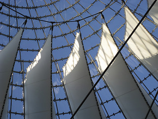 Image showing roof detail of the Sony Center