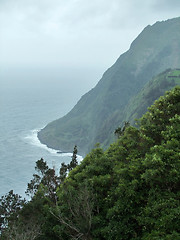Image showing stormy coastal scenery