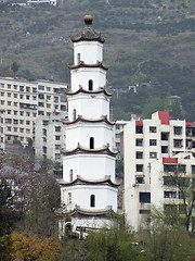 Image showing pagoda at Fengdu County